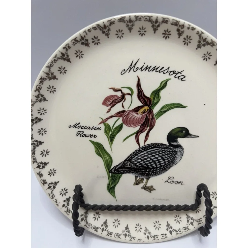 Mallard Duck Wall‎ Plate Decor Minnesota Cottage Core Cabin